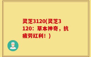 灵芝3120(灵芝3120：草本神奇，抗疲劳红利！)