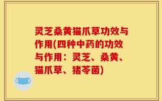 灵芝桑黄猫爪草功效与作用(四种中药的功效与作用：灵芝、桑黄、猫爪草、猪苓菌)