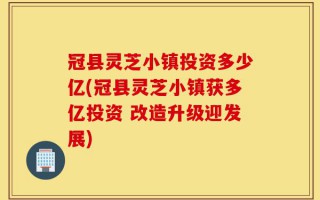 冠县灵芝小镇投资多少亿(冠县灵芝小镇获多亿投资 改造升级迎发展)