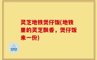 灵芝地铁煲仔饭(地铁里的灵芝飘香，煲仔饭来一份)