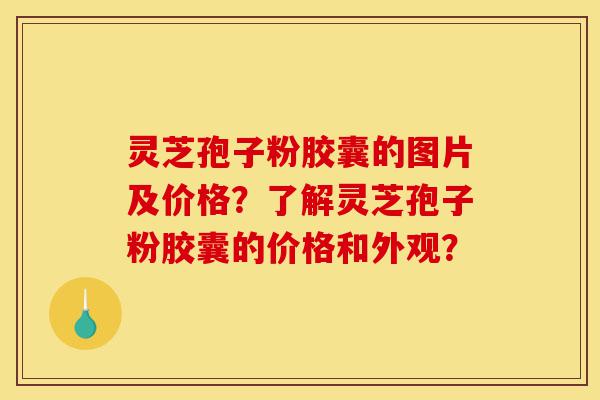 灵芝孢子粉胶囊的图片及价格？了解灵芝孢子粉胶囊的价格和外观？-第1张图片-灵芝之家