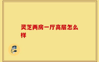 灵芝两房一厅高层怎么样