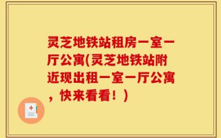 灵芝地铁站租房一室一厅公寓(灵芝地铁站附近现出租一室一厅公寓，快来看看！)
