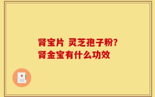 肾宝片 灵芝孢子粉？肾金宝有什么功效