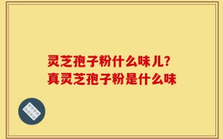 灵芝孢子粉什么味儿？真灵芝孢子粉是什么味