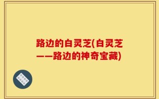 路边的白灵芝(白灵芝——路边的神奇宝藏)