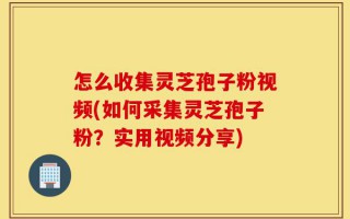 怎么收集灵芝孢子粉视频(如何采集灵芝孢子粉？实用视频分享)