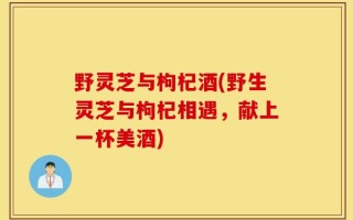 野灵芝与枸杞酒(野生灵芝与枸杞相遇，献上一杯美酒)