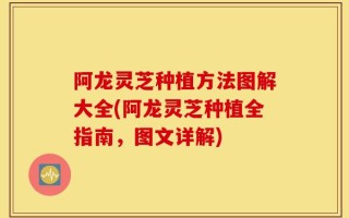 阿龙灵芝种植方法图解大全(阿龙灵芝种植全指南，图文详解)