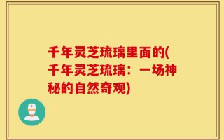 千年灵芝琉璃里面的(千年灵芝琉璃：一场神秘的自然奇观)