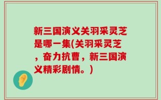 新三国演义关羽采灵芝是哪一集(关羽采灵芝，奋力抗曹，新三国演义精彩剧情。)