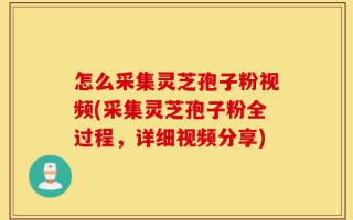 怎么采集灵芝孢子粉视频(采集灵芝孢子粉全过程，详细视频分享)