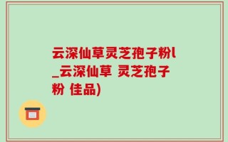 云深仙草灵芝孢子粉l_云深仙草 灵芝孢子粉 佳品)