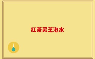 红茶灵芝泡水