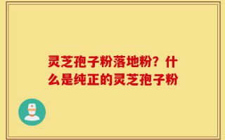 灵芝孢子粉落地粉？什么是纯正的灵芝孢子粉