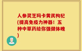 人参灵芝玛卡黄芪枸杞(提高免疫力神器！五种中草药给你强健体魄)