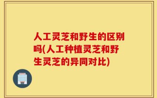 人工灵芝和野生的区别吗(人工种植灵芝和野生灵芝的异同对比)