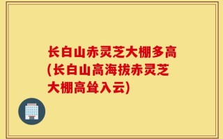 长白山赤灵芝大棚多高(长白山高海拔赤灵芝大棚高耸入云)