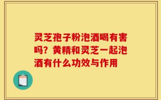灵芝孢子粉泡酒喝有害吗？黄精和灵芝一起泡酒有什么功效与作用