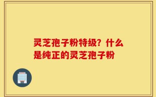 灵芝孢子粉特级？什么是纯正的灵芝孢子粉