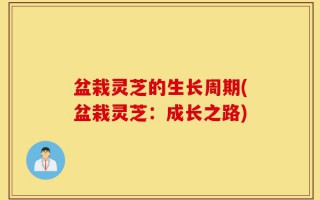盆栽灵芝的生长周期(盆栽灵芝：成长之路)