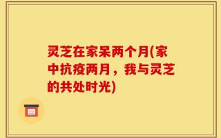 灵芝在家呆两个月(家中抗疫两月，我与灵芝的共处时光)