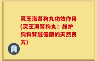 灵芝海肾狗丸功效作用(灵芝海肾狗丸：维护狗狗肾脏健康的天然良方)