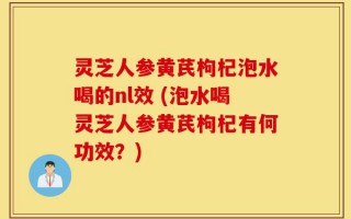 灵芝人参黄芪枸杞泡水喝的nl效 (泡水喝灵芝人参黄芪枸杞有何功效？)