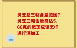 灵芝总三萜含量范围？灵芝三萜含量高达5.66克的灵芝应该怎样进行深加工