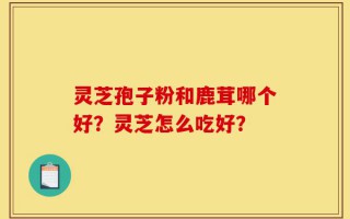 灵芝孢子粉和鹿茸哪个好？灵芝怎么吃好？