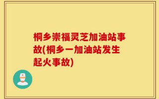 桐乡崇福灵芝加油站事故(桐乡一加油站发生起火事故)