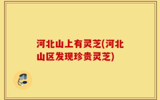 河北山上有灵芝(河北山区发现珍贵灵芝)