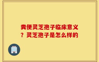 粪便灵芝孢子临床意义？灵芝孢子是怎么样的