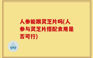 人参能跟灵芝片吗(人参与灵芝片搭配食用是否可行)