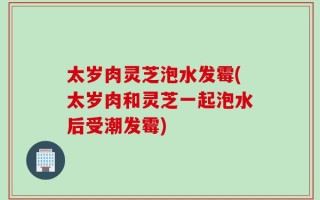 太岁肉灵芝泡水发霉(太岁肉和灵芝一起泡水后受潮发霉)