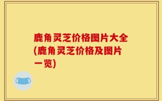 鹿角灵芝价格图片大全(鹿角灵芝价格及图片一览)
