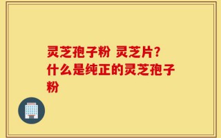 灵芝孢子粉 灵芝片？什么是纯正的灵芝孢子粉