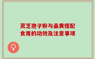 灵芝孢子粉与桑黄搭配食用的功效及注意事项