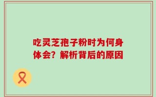 吃灵芝孢子粉时为何身体会？解析背后的原因