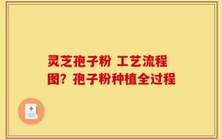 灵芝孢子粉 工艺流程图？孢子粉种植全过程