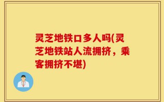灵芝地铁口多人吗(灵芝地铁站人流拥挤，乘客拥挤不堪)