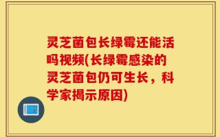 灵芝菌包长绿霉还能活吗视频(长绿霉感染的灵芝菌包仍可生长，科学家揭示原因)