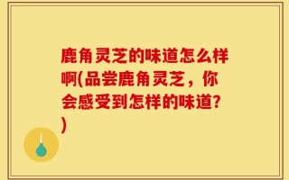 鹿角灵芝的味道怎么样啊(品尝鹿角灵芝，你会感受到怎样的味道？)