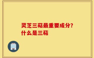 灵芝三萜最重要成分？什么是三萜