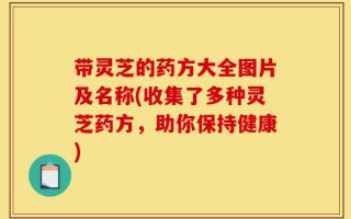 带灵芝的药方大全图片及名称(收集了多种灵芝药方，助你保持健康)