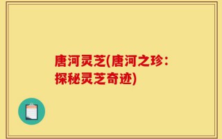 唐河灵芝(唐河之珍：探秘灵芝奇迹)