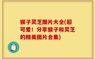 猴子灵芝图片大全(超可爱！分享猴子和灵芝的精美图片合集)