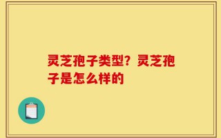 灵芝孢子类型？灵芝孢子是怎么样的