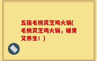 五指毛桃灵芝鸡火锅(毛桃灵芝鸡火锅，暖胃又养生！)