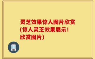 灵芝效果惊人图片欣赏(惊人灵芝效果展示！欣赏图片)